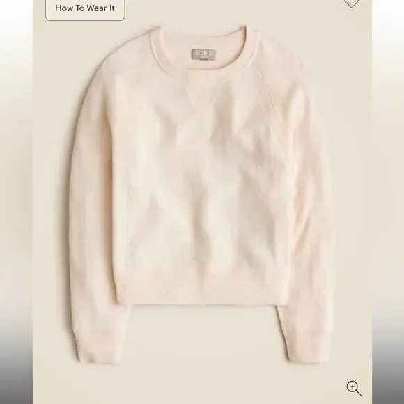 J.Crew Cashmere crewneck sweatshirt
