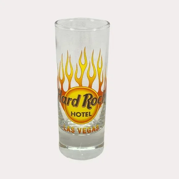 Hard Rock Hotel Las Vegas Tall Shot Glass Shooter Barware