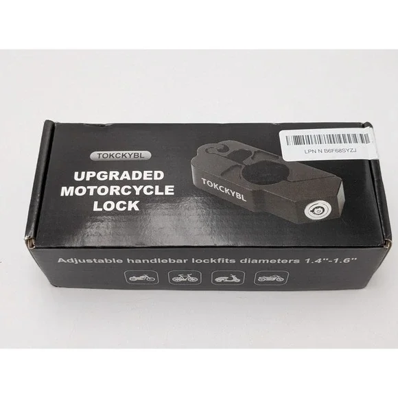 Motorcycle Handlebar Lock Handle Bar‎ Lock Diameters 1.4