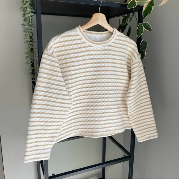 J. Crew Reversible Quilted Pullover