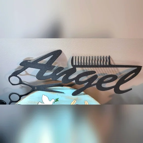 Metal sign Hairstylist/barber