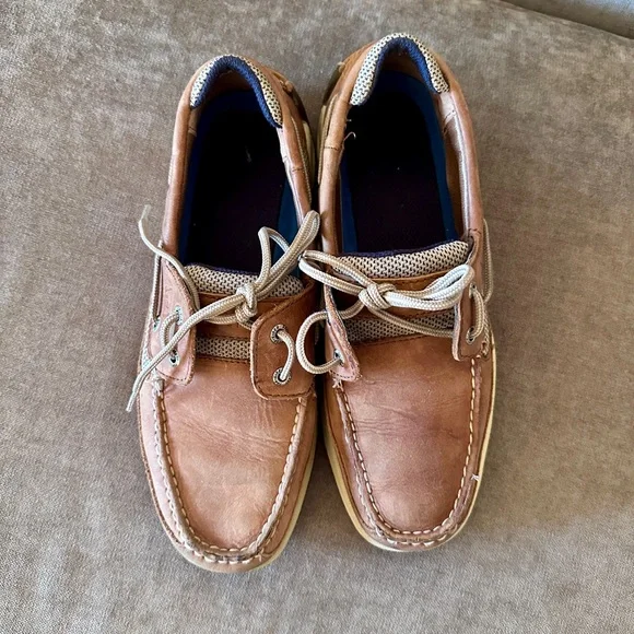 SPERRY Top-Sider Men's Shoes Billfish 2 Eye Boat Shoe, Tarpon Tan/Brown 9M