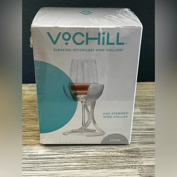🆕 VoChill Stemmed Wine Chiller in Stone Gray