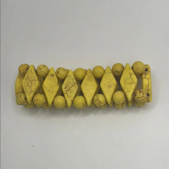 Yellow Beaded Bracelet