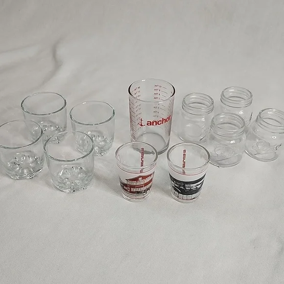 11pc Shot Glass with Measuring Glass Set