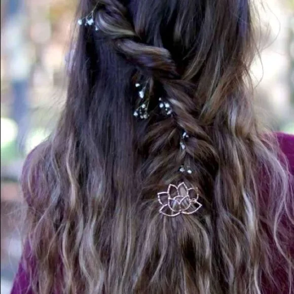✨🪷 🆕🪷Lotus BoHo Festival Metal Hair Pins🪷✨