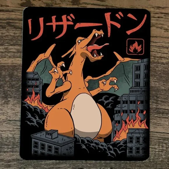 Mouse Pad Charizard‎ Zilla Pokemon