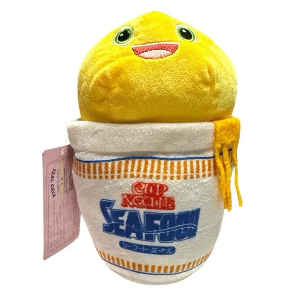 Nissin‎ Cup Noodles Seafood Plush Toy Collab