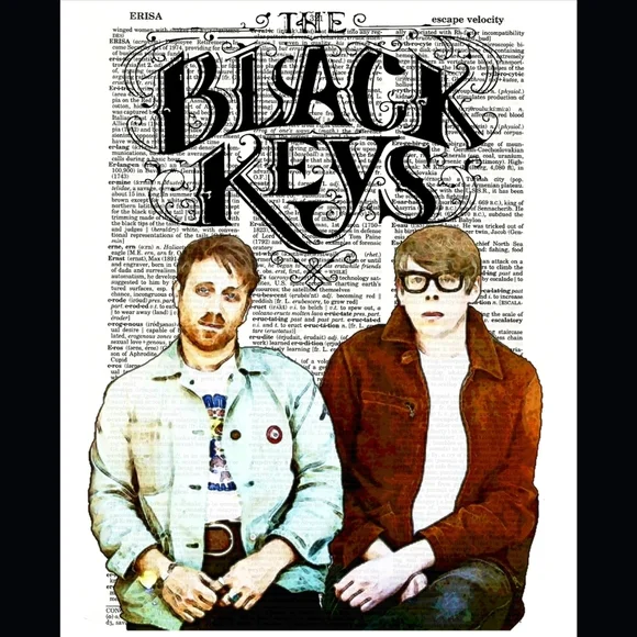 The Black Keys Music Band Dictionary Art Print