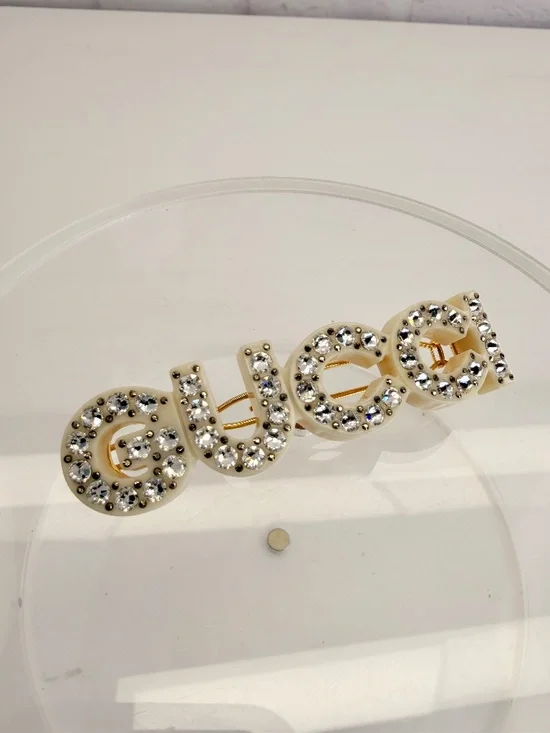 Gucci Crystal Embellished Hair Clip