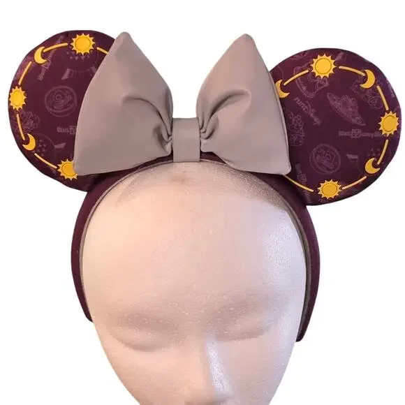 2025 Rundisney Wine And Dine Weekend Mickey Ears‎ With Removable Bow