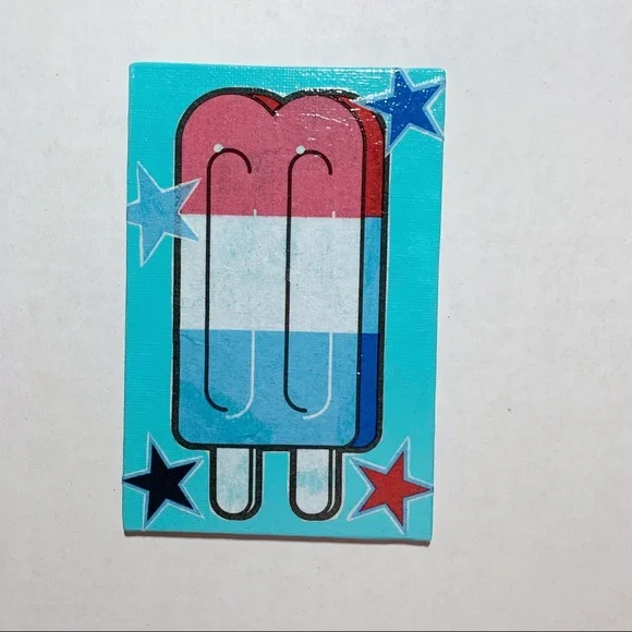 Americana Popsicle Mini Canvas Wall Art