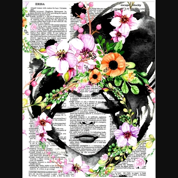 Intuition in Motion Spiritual Dictionary Art Print
