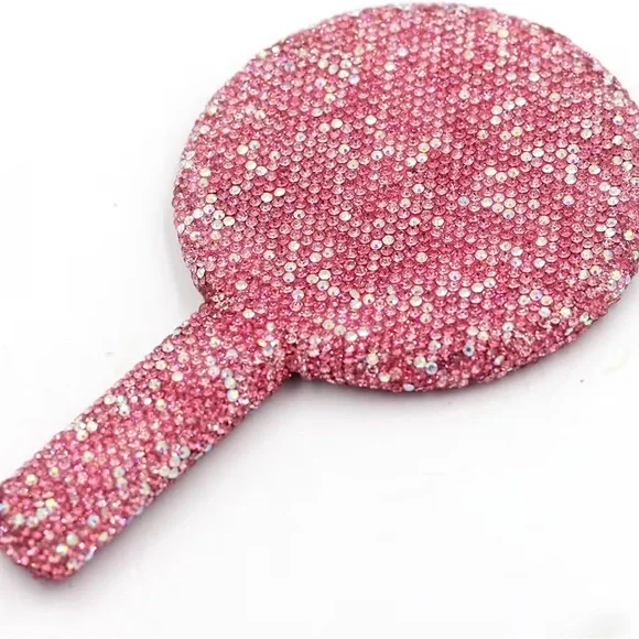 NWT Sparkling Swarovski Bling Crystal Rhinestone Mirror +Gift