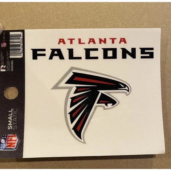 Atlanta Falcons NFL‎ Football Vinyl Sticker Car Window Decal Reusable Cling