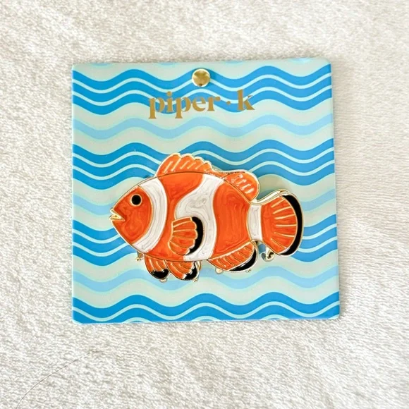 Piper K Clownfish Hair Claw Clip
