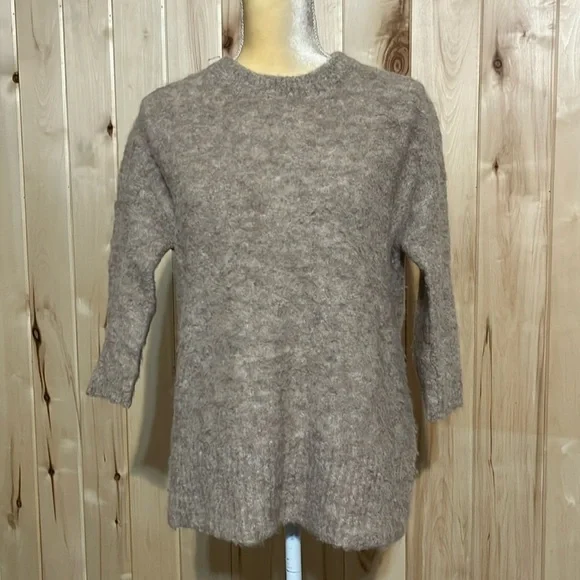 J. Crew Tan Oversized Alpaca Blend Sweater Size‎ XS