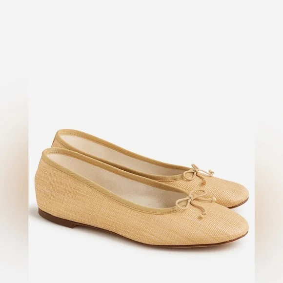 J.Crew Zoe woven ballet flats