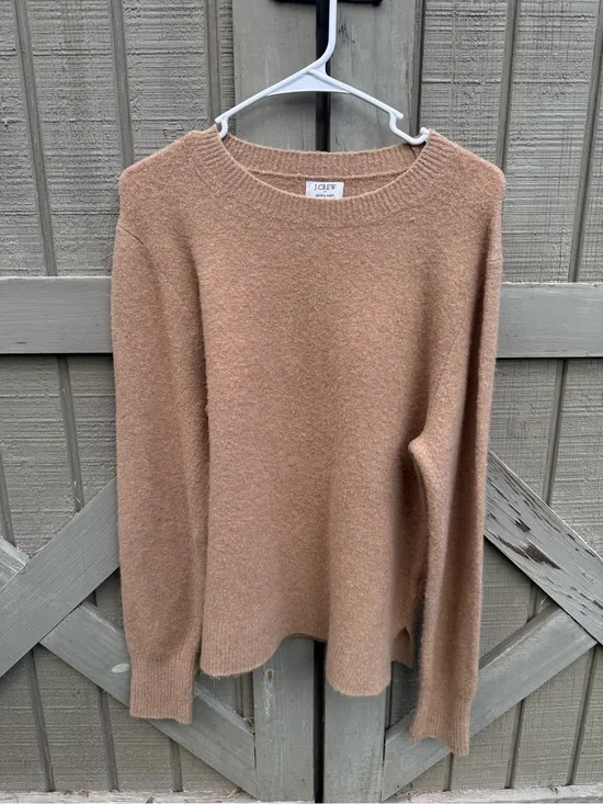 J. Crew Camel Crewneck Sweater