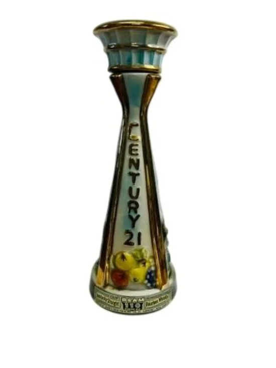 Vintage Jim Beam Whiskey Decanter Century 21