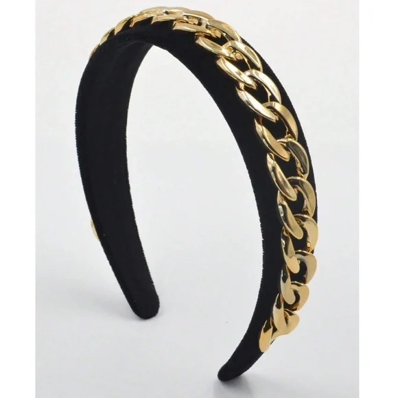 Chain Moto Biker Babe Headband