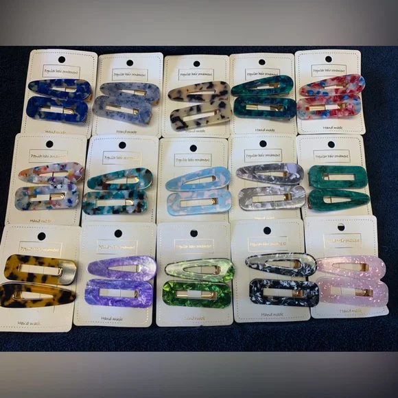 15‎ piece hair clip set get all 15 sets