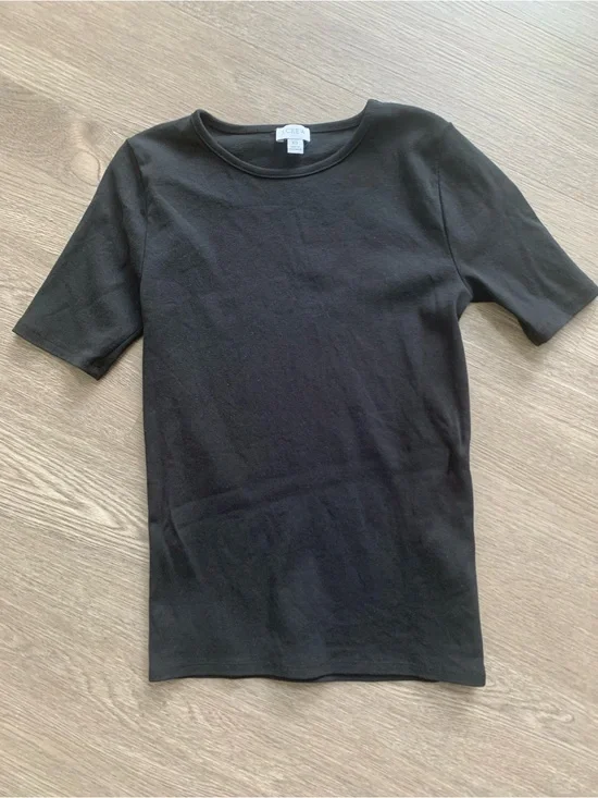 J. Crew Black Crew Neck T-shirt