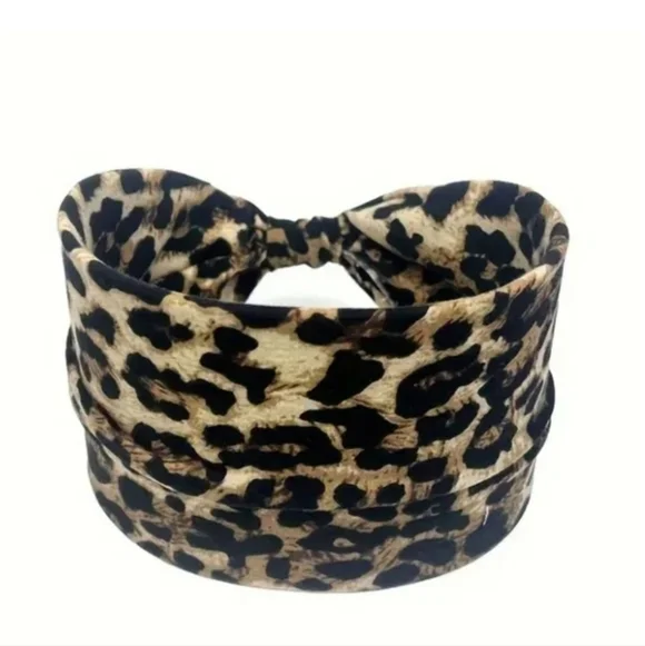 Cross Knotted Wide Headband