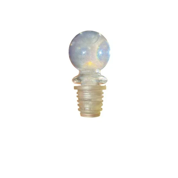 Clear Glass Ball Wine Bottle Stopper Round Sphere Top Barware Accessory