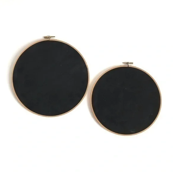 Chalkboard Embroidery Hoops - 2 sizes