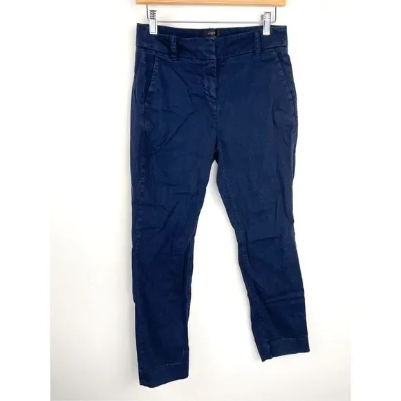 J. Crew Cameron Navy Blue Work Pant Size 4