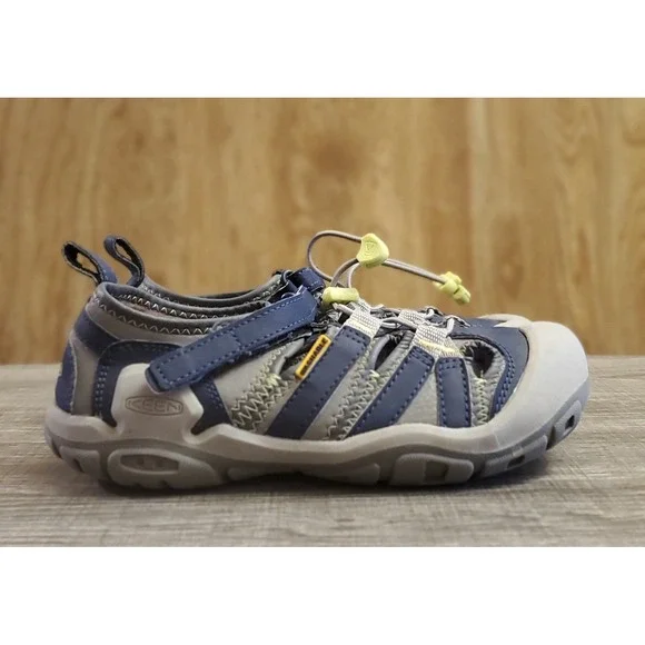 Keen Knotch Creek Hiking Water Shoes Youth Size 3 Navy Gray‎