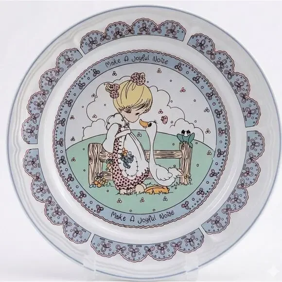 Vintage 1992 Precious Moments “Make a Joyful Noise” Dinner Plate – 10.5” Enesco