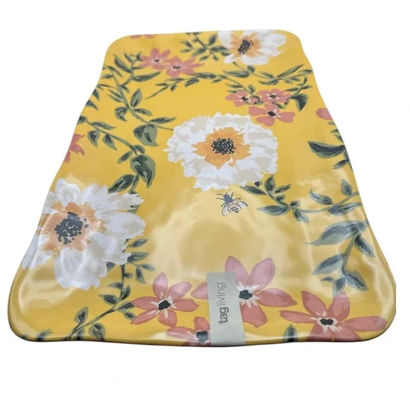 TAG Brand Bee Blossom Floral‎ Melamine Rectangular Platter G13678 Brand New