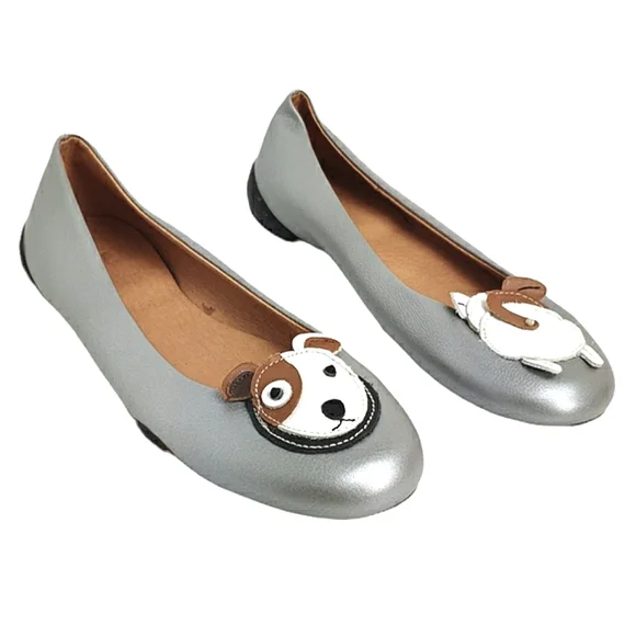 ballet Flats leather size women's 38