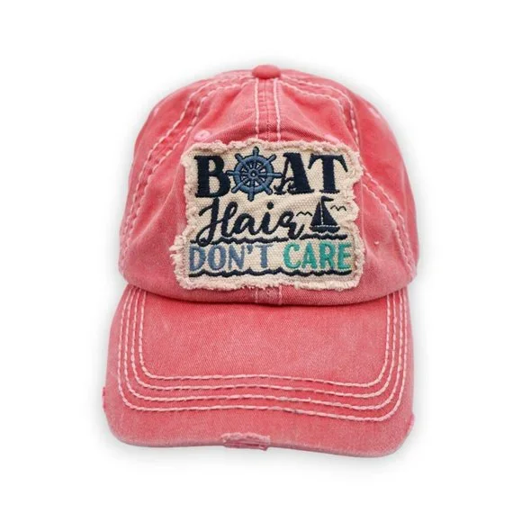 Kbethos Vintage Pink Distressed Baseball Hat Adjustable‎ Back