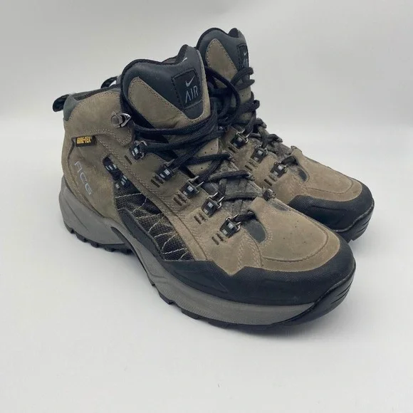 Vintage 2003 Nike ACG‎ Air Wallowa Mid II Hiking Boots Vibram Gore-Tex Mens 9