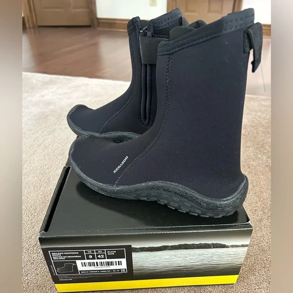 Seadoo Black Neoprene Water Boots