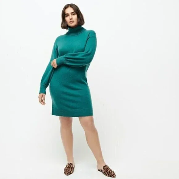 ✨ NEW J.Crew Turtleneck sweater-dress in Supersoft yarn ✨