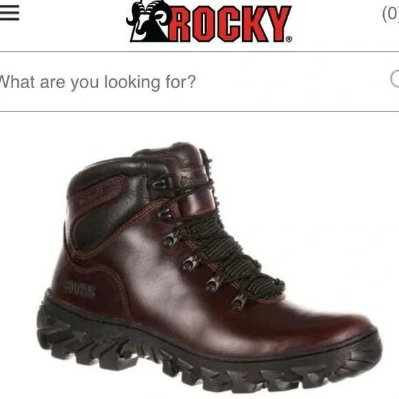 Rocky waterproof hiking boots size 4