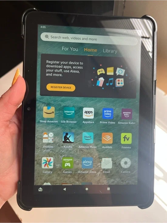 Amazon HD Fire Tablet with case