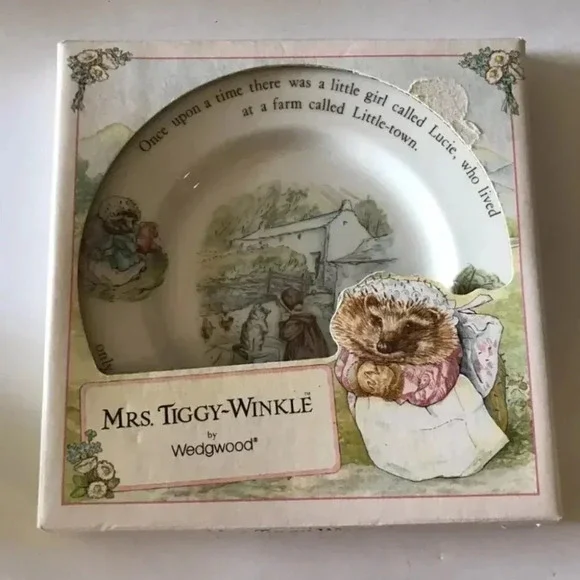 Wedgwood Beatrix Potter Mrs. Tiggy-Winkle Plate