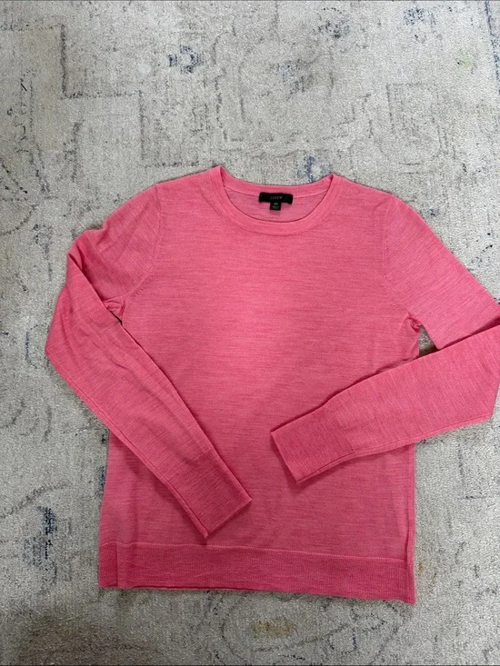 J. Crew Pink Crewneck Sweater