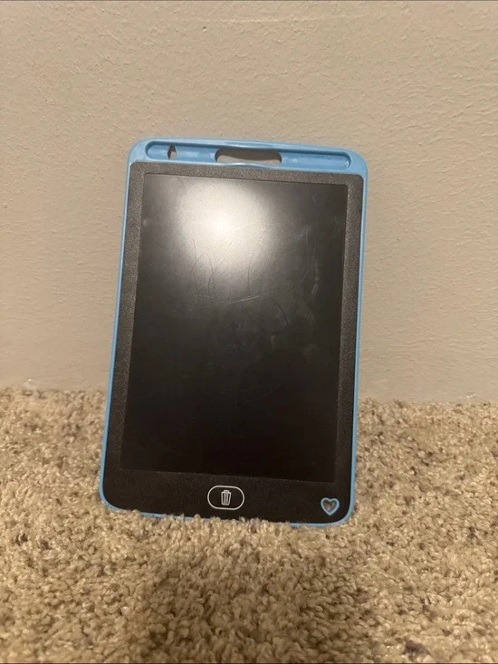 Blue LCD Writing Tablet with Erase Button