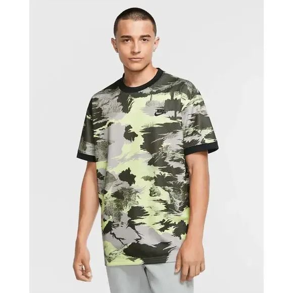 Nike‎ Sportswear Short-Sleeve Hype Hike Camo Top