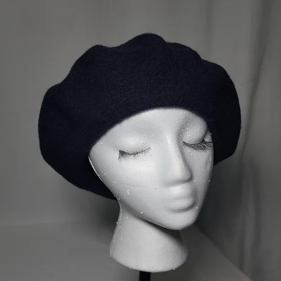 Nordstrom Classic Navy Women's Beret