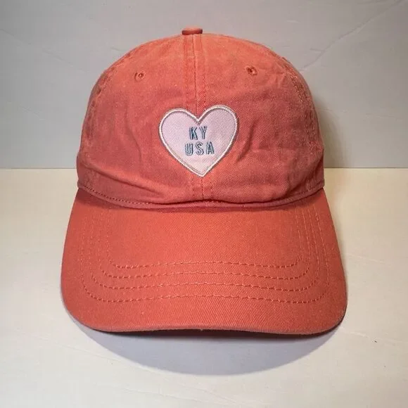 Home Free Ky‎ Kentucky USA Pink Heart Hat Cap Strapback Adjustable One Size
