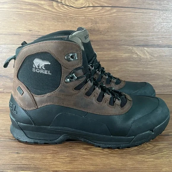 Sorel Paxson Outdry Leather Waterproof Boots Lace Up Shoes‎ Men’s Size 14