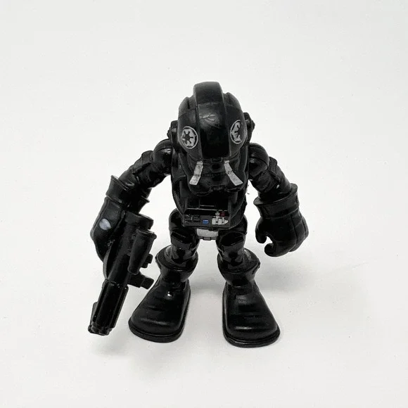 Star Wars Galactic Heroes TIE Fighter Pilot Black Action Figure Playskool Hasbro
