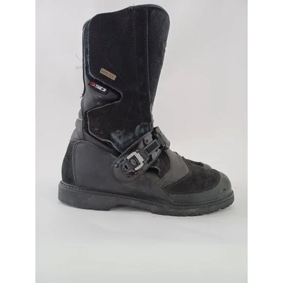 Sidi Canyon Gore-Tex Motorcycle Riding Boots Black Touring Mens 11  US 45‎ EU